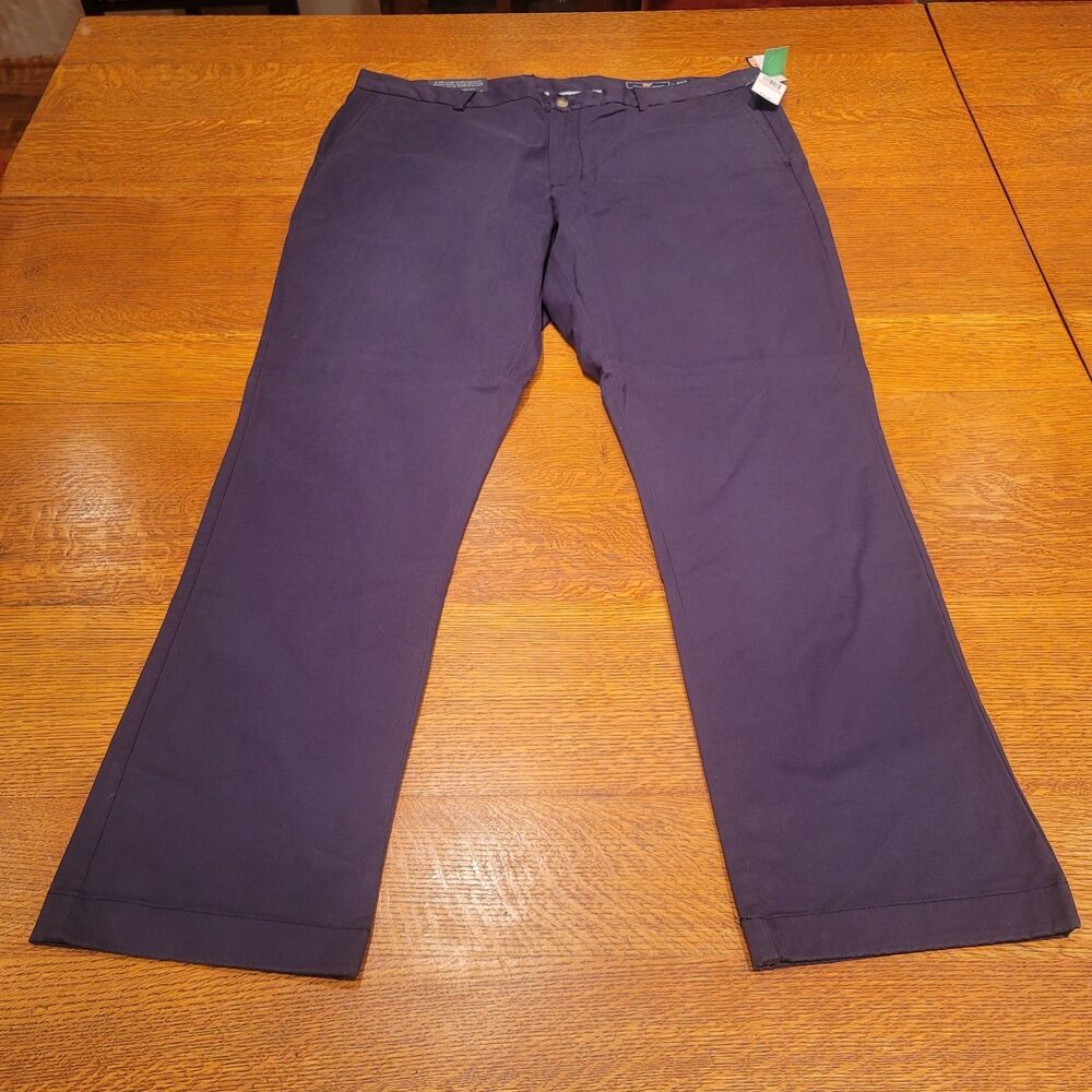 Vineyard Vines Breaker Pant Khaki Chino Flat Front Straight Twill 40x32